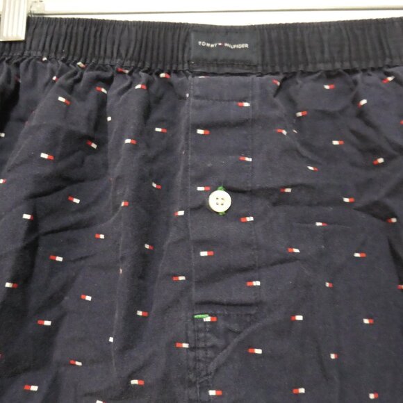 TOMMY HILFIGER | medium | Navy Tommy Logo Print Boxer Shorts | NWOT - Picture 4 of 14